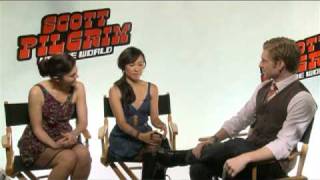 SCOTT PILGRIM VS THE WORLD Interviews Michael Cera Edgar Wright Jason Schwartzman and more [upl. by Zellner410]