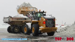 TDS  Winter Storm Gia Snow Operations Washington Dulles International Airport January 2019 [upl. by Reisch921]