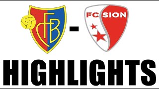 FC Sion  FC Basel 11 Highlights  Swiss Super League 202425 [upl. by Publus813]