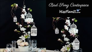 DIY Bird Cage Wedding or Quinceanera Centerpiece  DIY Wedding Decorations  DIY Tutorial [upl. by Ethelbert]