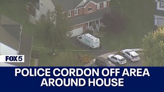 Manassas Park missing woman Police cordon off area around house Thursday amid investigation [upl. by Amick]