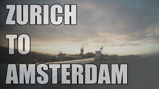 ✈ Zurich to Amsterdam  KLM Boeing 737 FULL FLIGHT 4K [upl. by Fonda955]