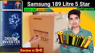 samsung189 l direct cool single door 5 star refrigerator unboxing [upl. by Samuelson]