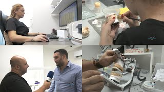 Cure dentali in Albania nel laboratorio di DentalCare One quotQualità italiana a metà prezzoquot [upl. by Ikeda]