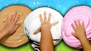 Soft Serve Slime Recipe GIANT SIZE How To 100 DIY Slime Challenge [upl. by Schinica]