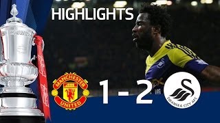 MANCHESTER UNITED vs SWANSEA CITY 12 Official Goals amp Highlights FA Cup Third Round [upl. by Aletse663]