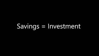 Savings Equals Investment Reconciling Endogenous Money Theory [upl. by Alyk844]