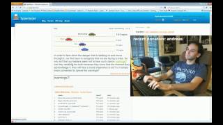 Typeracer 162 WPM with handcam [upl. by Alberta]