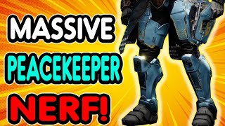 MASSIVE TITAN NERF ARE PEACEKEEPERS BAD NOW [upl. by Haleemak]