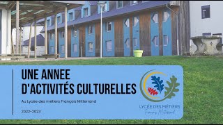 Une année dactivités culturelles au lycée [upl. by Ennagrom]