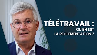 Télétravail  où en est la règlementation [upl. by Ahsenet487]