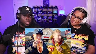 Kidd and Cee Reacts To Brits try the best Gas Station food in America [upl. by Naghem]