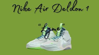 Nike Air Deldon 1 “Lyme” DROPS October 06 2022 DETAILED LOOK nike nikeair airdeldon [upl. by Dnalloh]