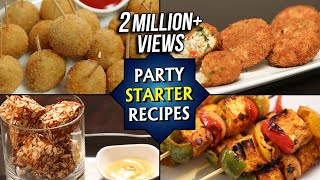 Party Snack Ideas  6 BEST Finger Food Recipes for Party  StartersAppetizers [upl. by Krahling]