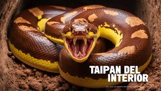 La Serpiente Más Letal de Australia Taipán del Interior [upl. by Gerianna]