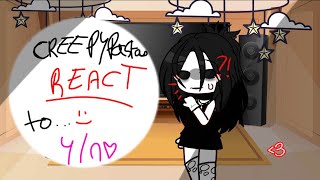 Creepypastas react to yn as gacha tiktoks 💗  Gacha  first vid🎶🎶12 [upl. by Barren98]