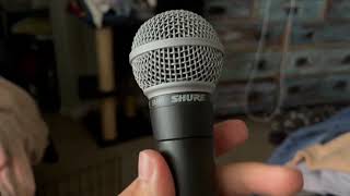 Shure SM58 Pro XLR Dynamic Microphone Quick Review [upl. by Narra]