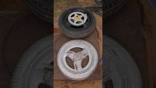 Metal Casting EP 612  molding  making toy tyre molding  Experiment  metal casting [upl. by Chere652]