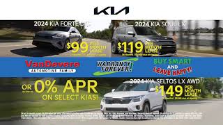 VanDevere Kia  September 2024 Football 3 Kias Under 149 A Month [upl. by Lletram646]