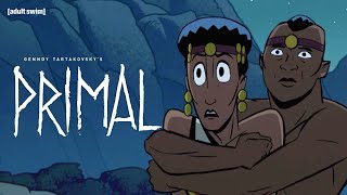 Genndy Tartakovskys Primal  S2E10 Sneak Peek Miras Backstory  adult swim [upl. by Kemppe]