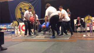 Fredrik Svensson 4005kg benchpress [upl. by Eldwun]