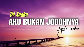 Aku Bukan Jodohnya  Tri Suaka  lyric HD 4k [upl. by Odlanyar]