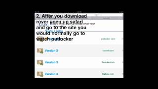 How to watch putlockersockshare on iPad freewithout jail breaking it free flash app [upl. by Papert]