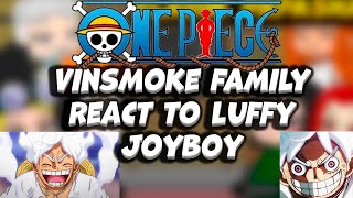 Vinsmoke Family React to Luffy Joyboy  part 1  One Piece  Gacha [upl. by Livvyy]