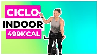 🔥Clase de ciclo Indoor para Adelgazar y Fortalecer ¡Quema hasta 499Calorías en 45 Minutos [upl. by Nyahs]