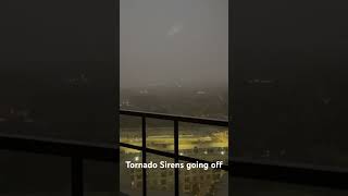 Tornado sirens going off scary weather tornadowarning stormyweather [upl. by Yeslaehc692]