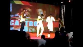 Adebayor amp Asamoah Gyan Dancing Live Azonto Cool Catche [upl. by Ecnerol]