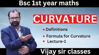 Curvature  Radius of Curvature Formula amp Example amp Solution L1 [upl. by Sigmund]