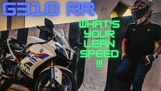 BMW G310 RR Top Speed Lean  Moving Madness [upl. by Derril659]