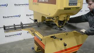 Strippit Custom 1830 Single End 30 Ton Punch Press w Tooling [upl. by Teteak]