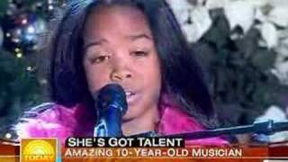 Gabi Wilson HER age 10 on the Today Show performing Alicia Keys [upl. by Clovis]