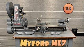 Myford ML7 Accessories Excellent Condition Lathe Drehmaschine Svarv Tornio Tour [upl. by Akinehc]