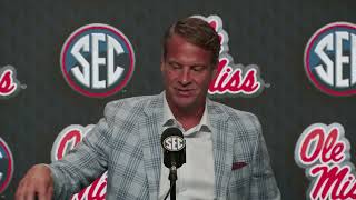 Watch Ole Miss Head Football Coach Lane Kiffin 2nd Media Interview from the 2024 SEC Media Days [upl. by Aileduab]