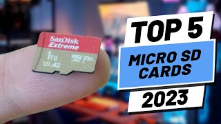 Top 5 BEST Micro SD Cards of 2023 [upl. by Orravan106]