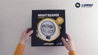 Unboxing LuminaLights Night Reaper 9quot ledlisävalo [upl. by Arria]