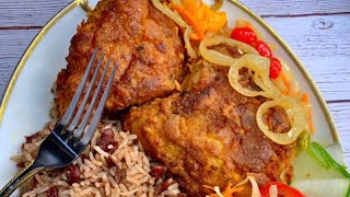 Easy Fried Chicken RecipeJamaican StyleTHE RAINA’S KITCHEN [upl. by Anivram]