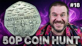 Episode 18 50p Coin hunt from a £250 Bag [upl. by Nauwtna]