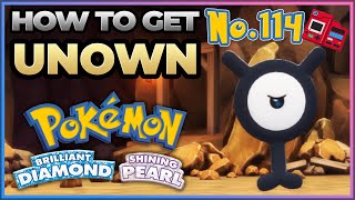 Where to Catch UNOWN  Pokedex 114  Pokémon Brilliant Diamond and Shining Pearl  Tutorial [upl. by Roxine934]