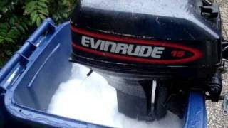 Evinrude 15 hp 2 Stroke 1999 Outboard engine [upl. by Harbour]