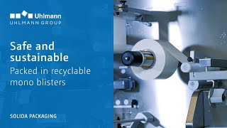 Uhlmann Blister line BEC 400  Safe and sustainable [upl. by Shig]