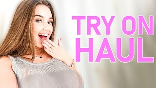 4K TRY ON HAUL  GET READY WITH ME IN SHEER TOP  NO BRA CHALLENGE [upl. by Sarilda]