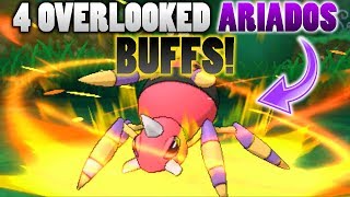 4 Overlooked Ariados Buffs In Pokemon Ultra Sun and Moon [upl. by Lledniw]