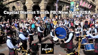 Capital District Youth Pipe Band New York USA  Piping Live 2024 [upl. by Asirrom737]