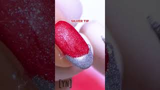 Easy To Do Ruby Slipper Nail Art Using Dip Powder  shorts [upl. by Schweiker]