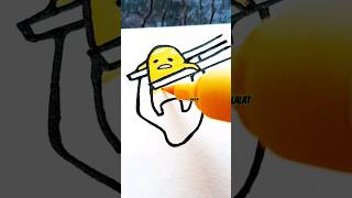 Draw Gudetama Eggcellent adventure  egg eggs [upl. by Pierre]