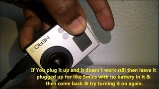 How to Fix your Go Pro Hero 3 If It Wont Turn on Charge or Work [upl. by Mundy]